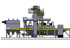 江蘇拋丸機(jī)除銹設(shè)備 鋁模板拋丸機(jī)