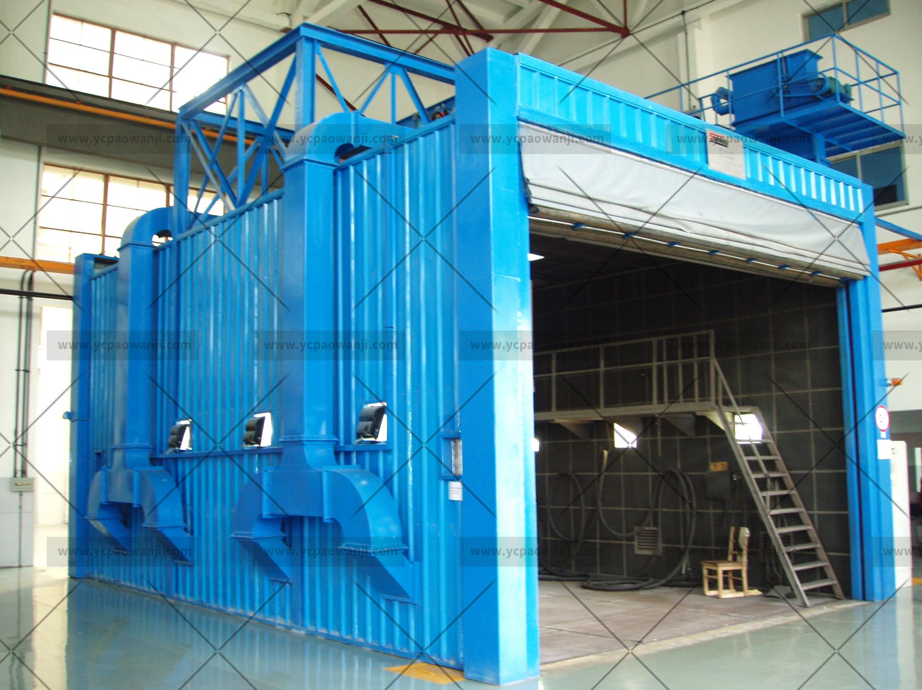 江蘇拋丸機除銹設(shè)備 機械回收式噴砂房有哪些特點?