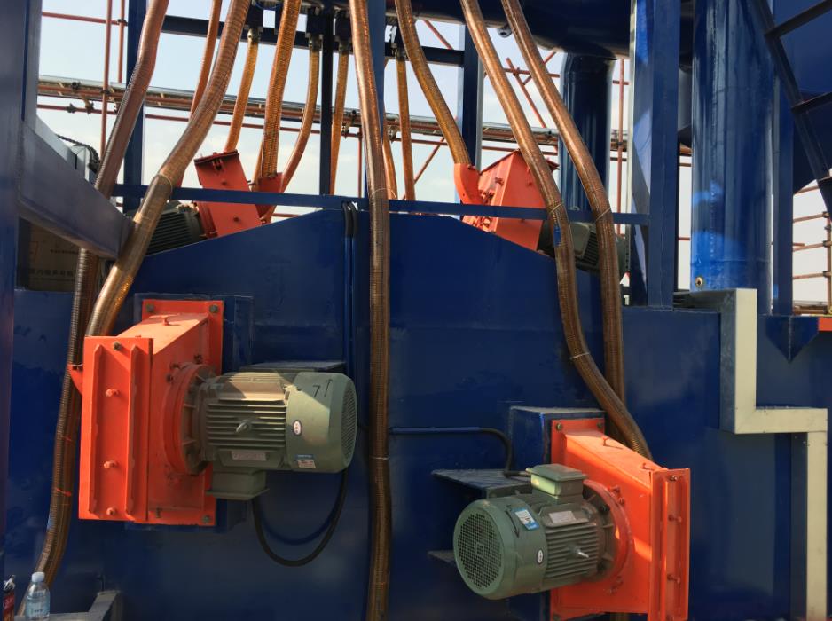 發往徐州通過式拋丸機拋丸器如何調整？